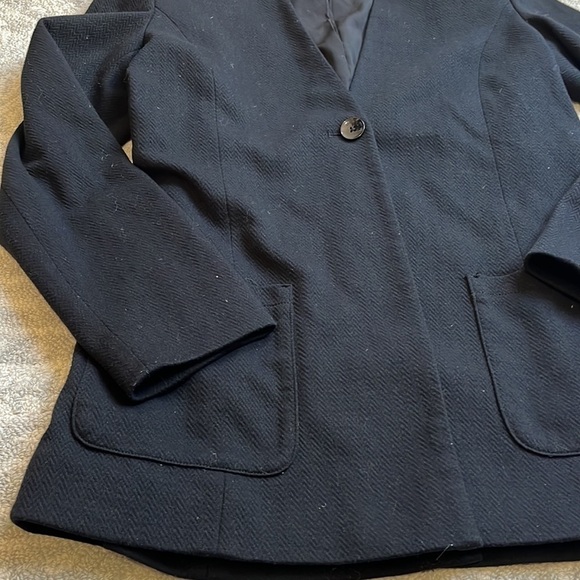 Woman's Olsen Blazer Black Size 8 - Picture 3 of 5